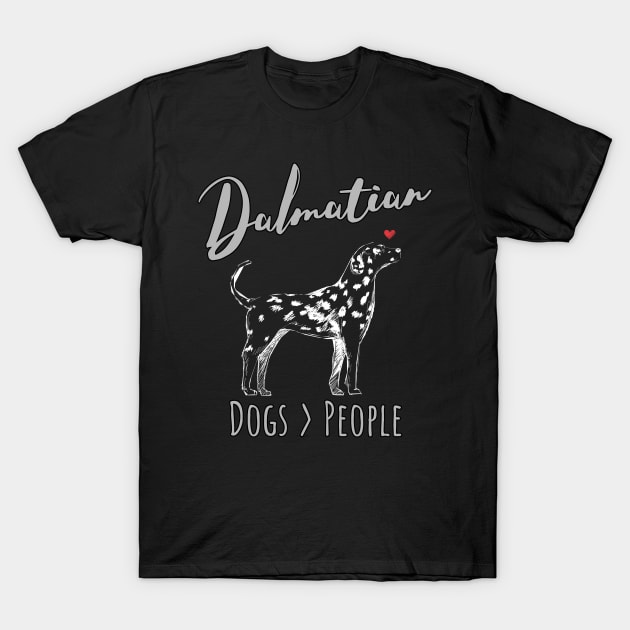 Dalmatian - Dogs > People T-Shirt by JKA